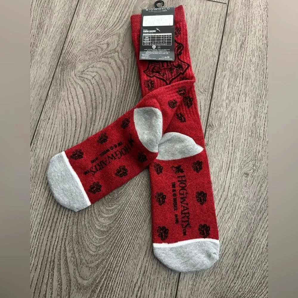 Warner Bros. Harry Potter Red and Gray Socks